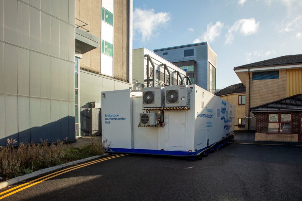 Mobile Endoscope Decontamination Facility at Prince Charles Hospital