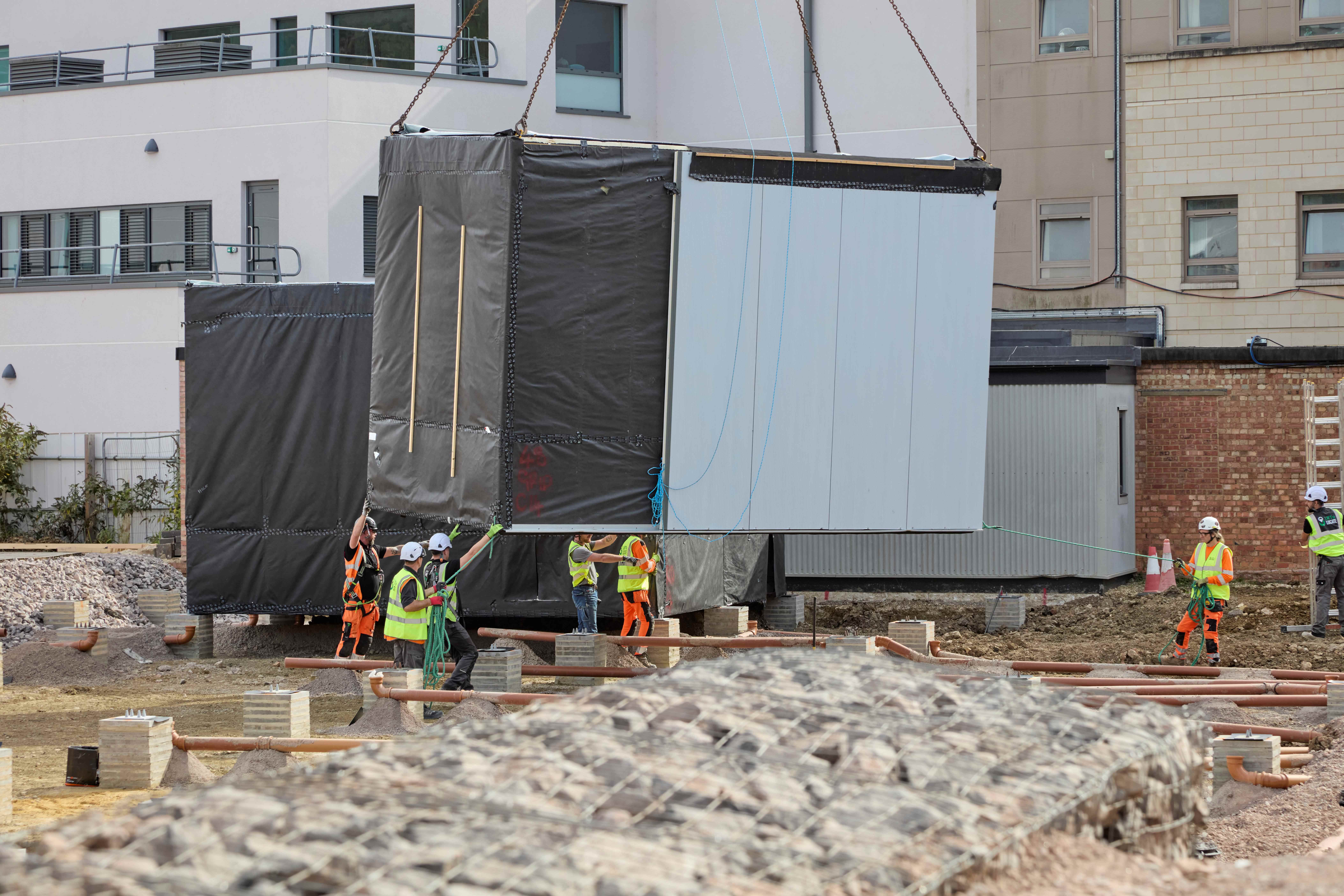 A module being installed